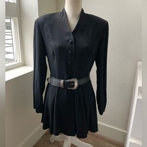 Vintage Black 80s/90s Dress - Size 8
